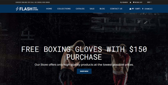 тема mma store shopify
