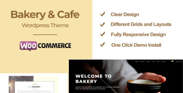 тема пекарни woocommerce