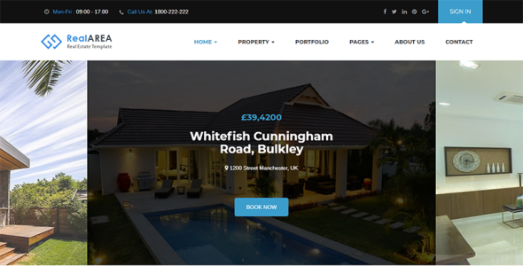 realestate wordpress тема