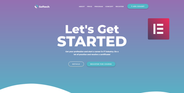 it образование многоцелевой творческий wordpress элементор тема