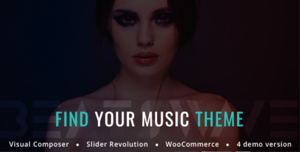 креативная музыкальная тема wordpress