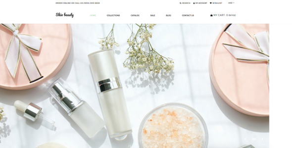 магазин косметики clean shopify theme