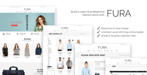 чистая мода woocommerce тема