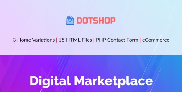 шаблон сайта digital marketplace