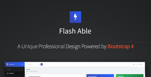 flash able bootstrap 4 admin template