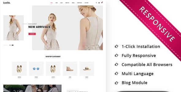 отзывчивая тема woocommerce для модного магазина