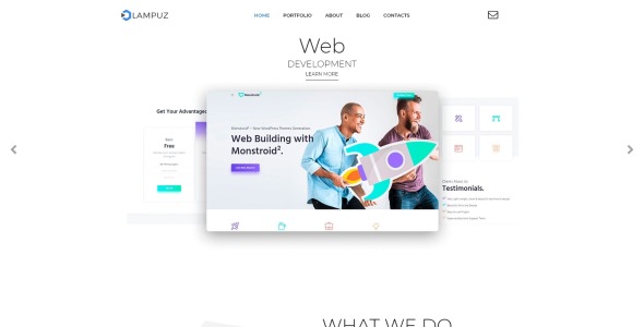 веб-разработка многофункциональная анимированная тема wordpress elementor