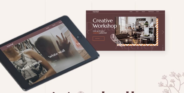 креативная многоцелевая тема wordpress
