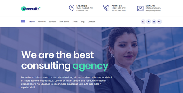 бизнес многоцелевая тема wordpress