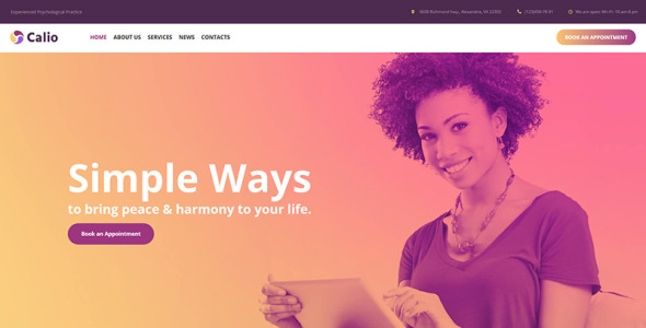 psychology moto cms html шаблон