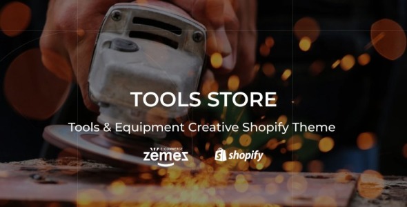 инструменты и оборудование креативная тема shopify