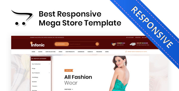 The Fashion Shop OpenCart Template