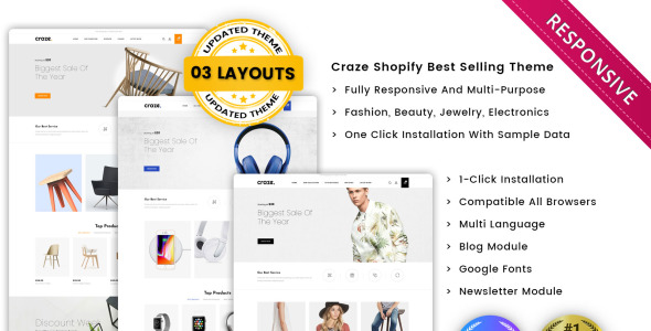 мультишоп отзывчивый премиум shopify тема