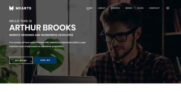 личное портфолио wordpress тема