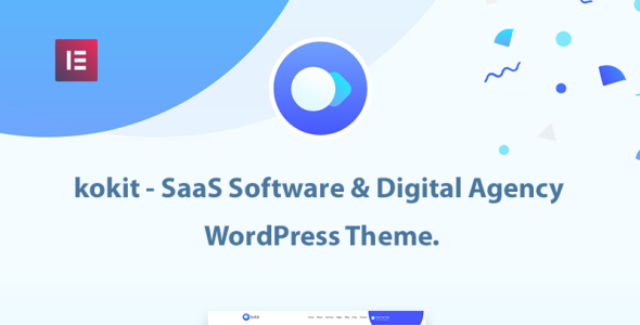 saas software &amp; digital agency wordpress тема