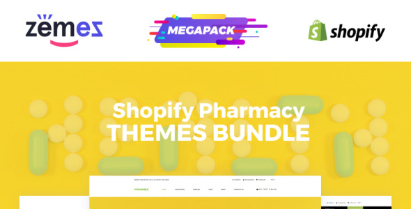 аптечный пакет shopify тема
