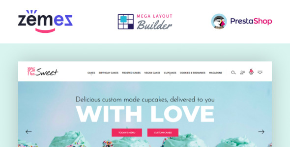 торт магазин prestashop шаблон prestashop тема