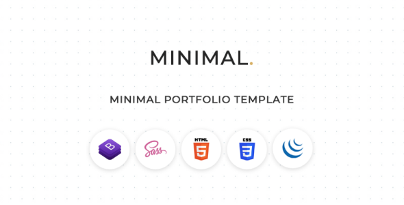 Clean & Minimal Portfolio Website Template