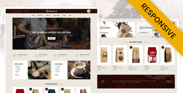 Coffee Store OpenCart Template