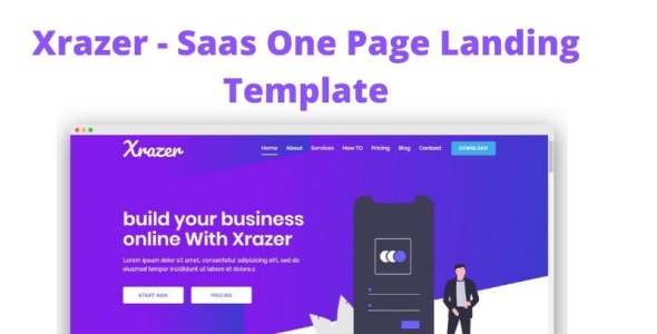 BootStrap 4 Responsive Landing Page Template