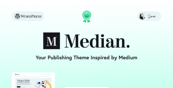 блог, вдохновленный дизайном wordpress темы medium