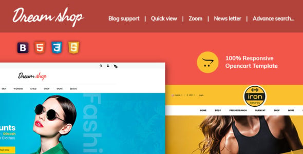 Dreamshop Multipurpose OpenCart Template