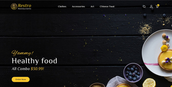 restro restaurant отзывчивая тема prestashop
