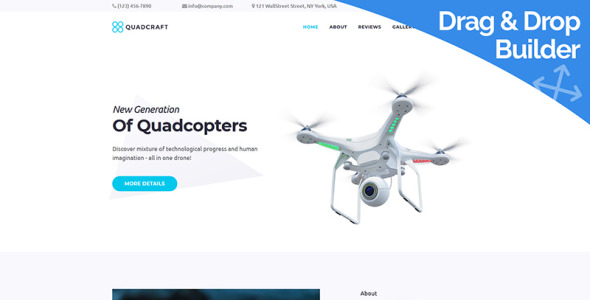 шаблон drone moto cms 3