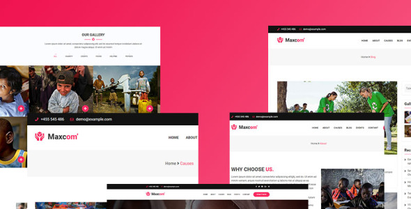 некоммерческая благотворительность wordpress тема