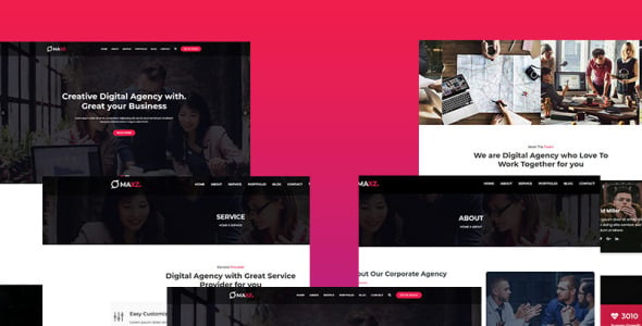 корпоративная адаптивная тема wordpress