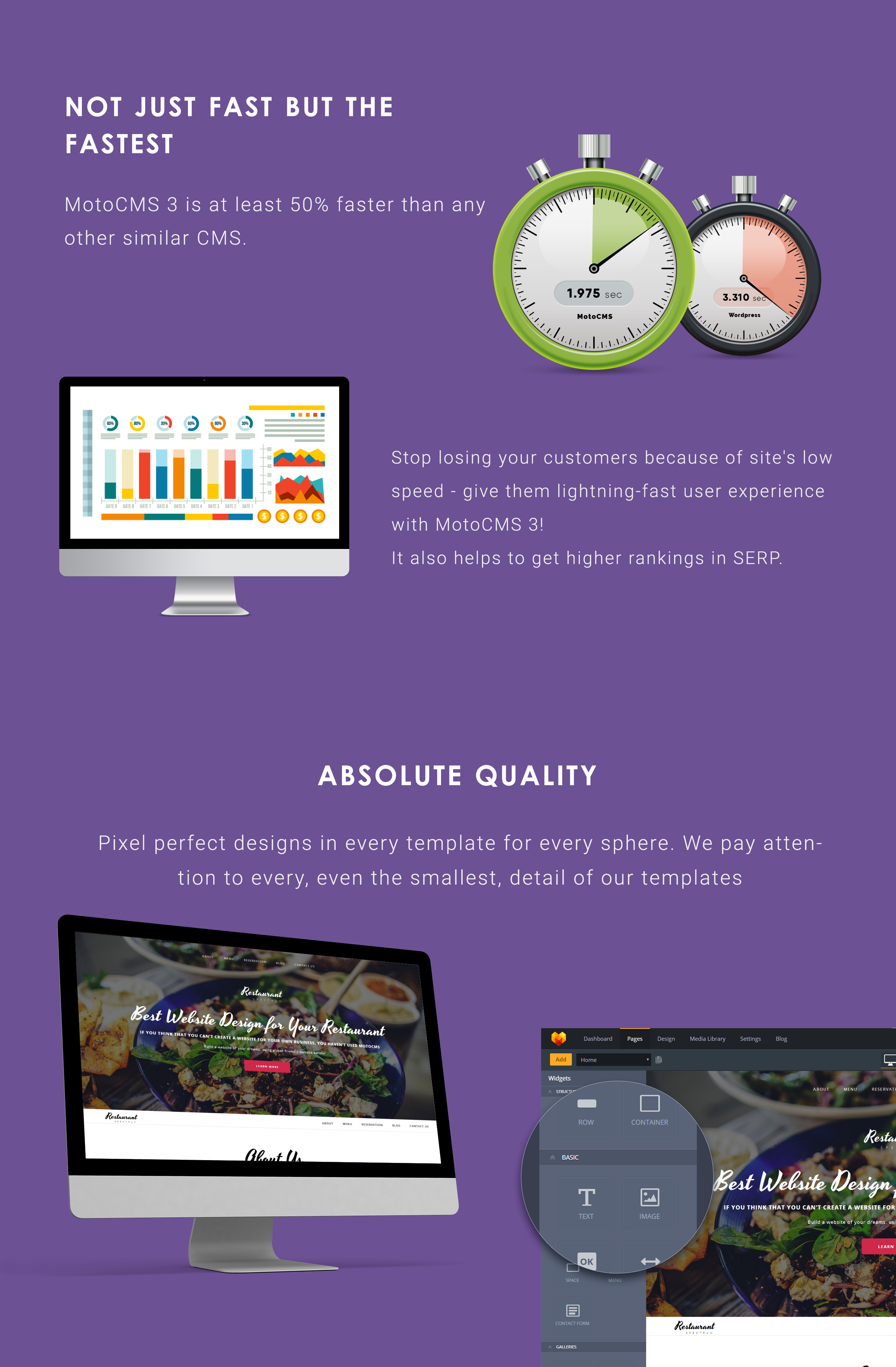 spectrum restaurant moto cms 3 шаблон