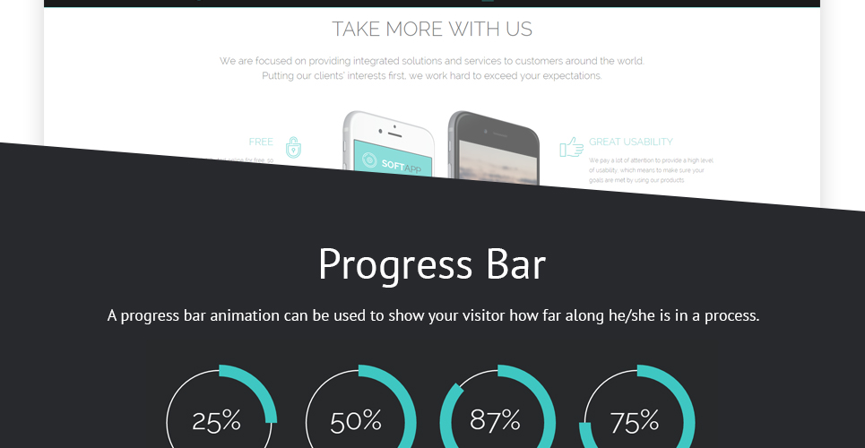 программный адаптивный шаблон сайта