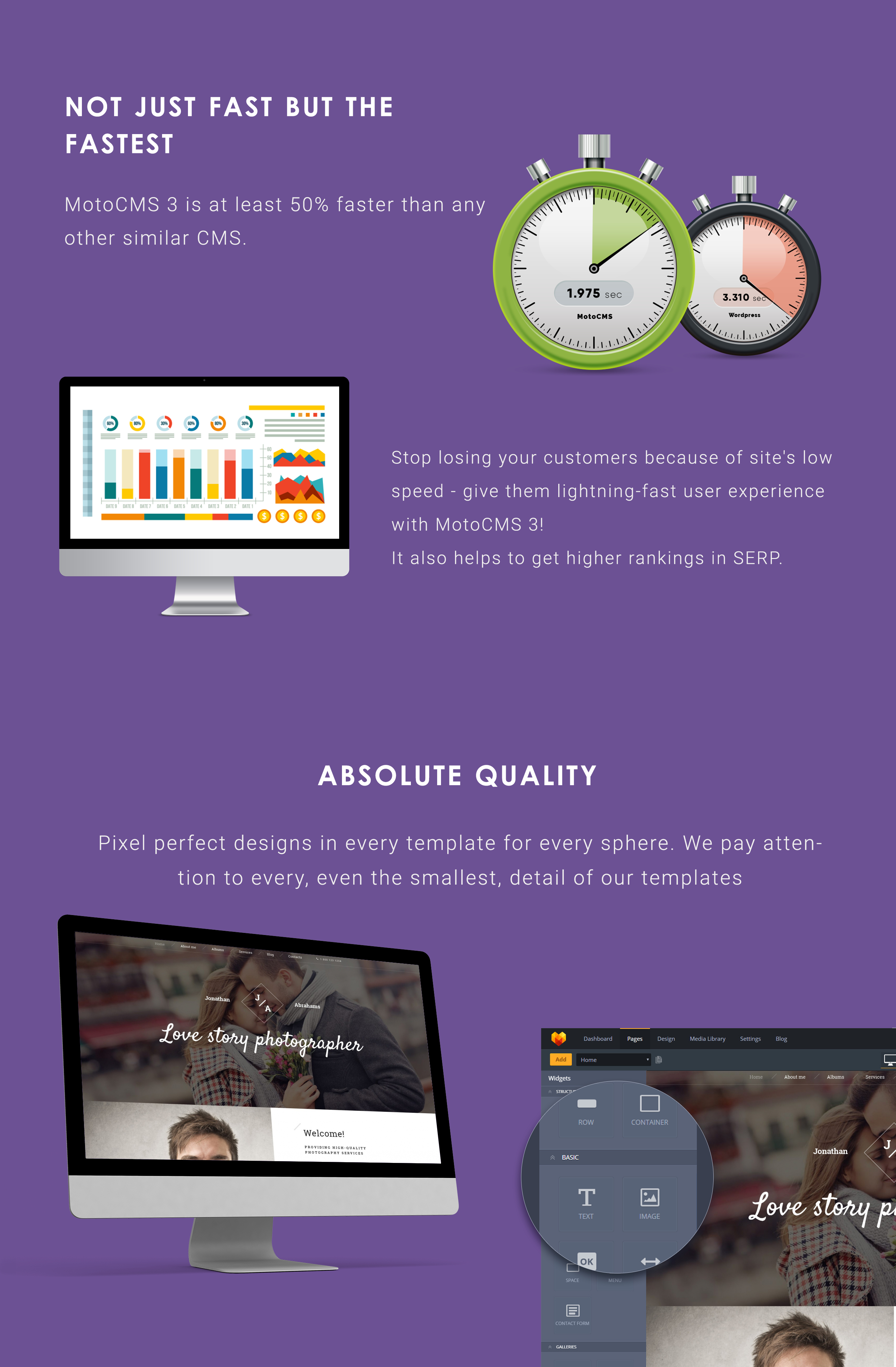 love story photographer moto cms 3 шаблон