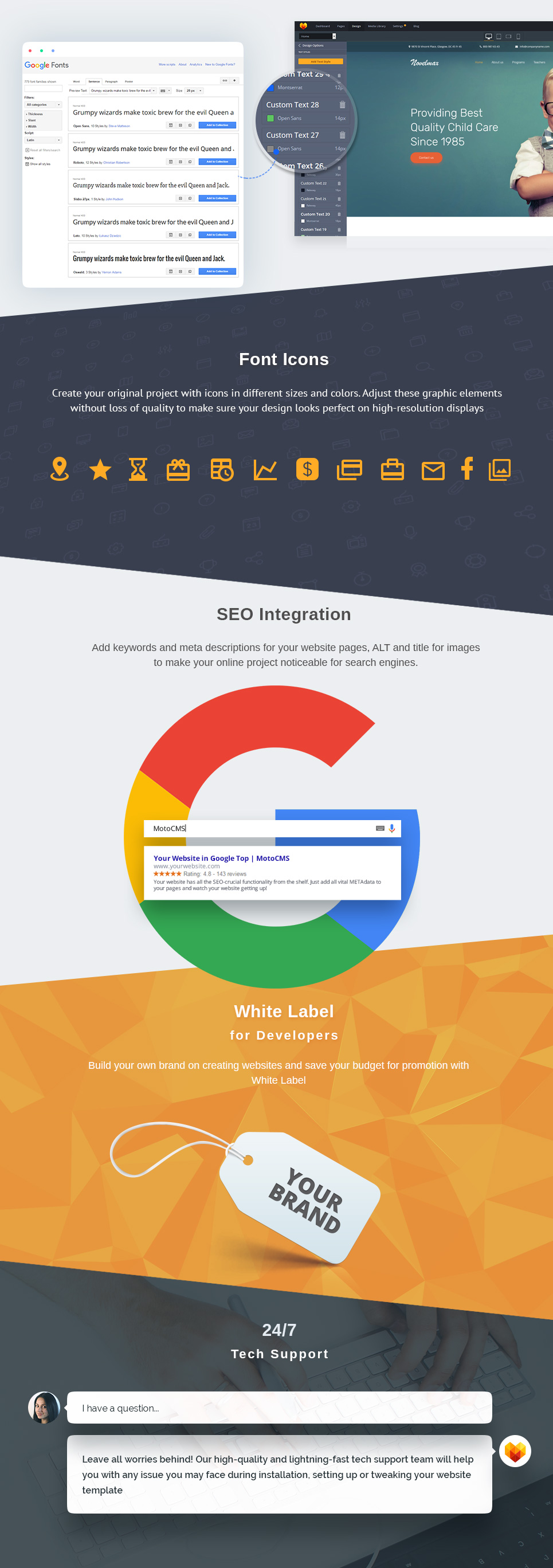 шаблон primary school premium moto cms 3