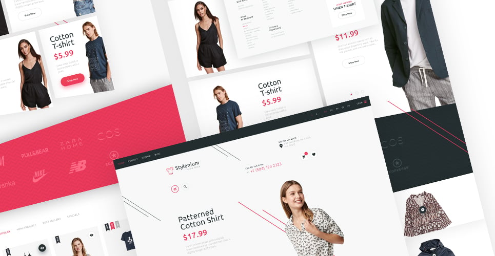 модный магазин prestashop тема