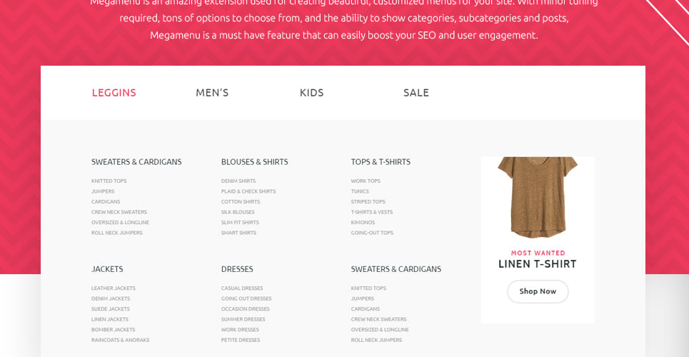 модный магазин prestashop тема