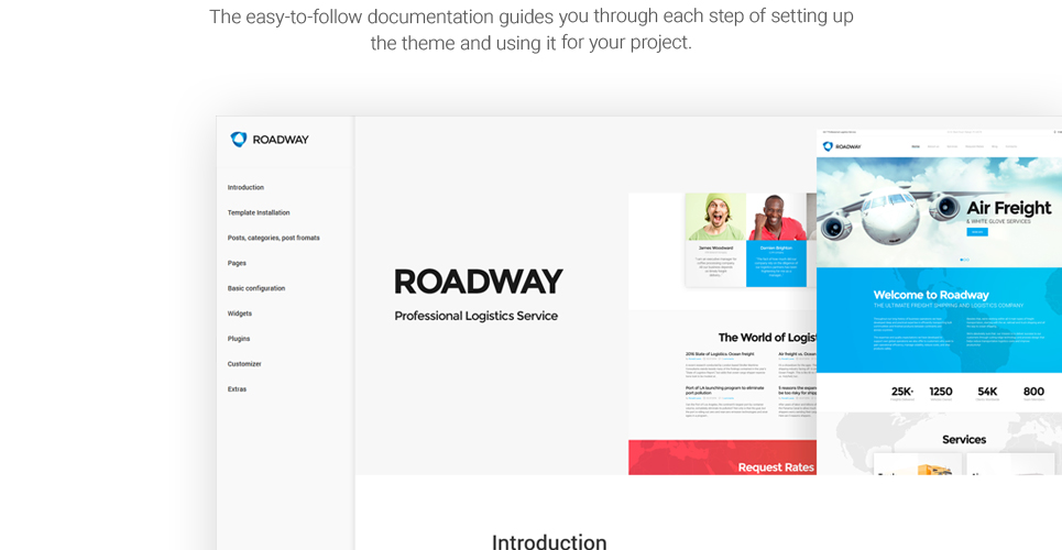 тема wordpress logistics & transportation services