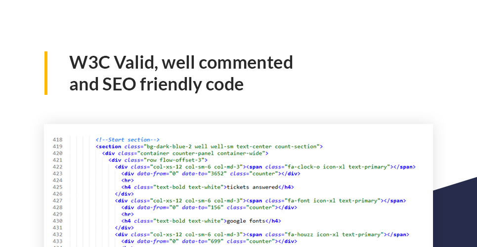 шаблон сайта промышленной компании html5