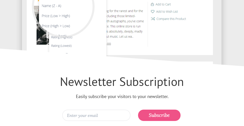 свободное время шаблон opencart