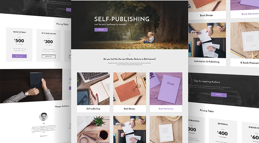 книгоиздание wordpress тема
