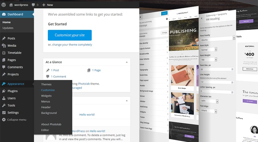 книгоиздание wordpress тема