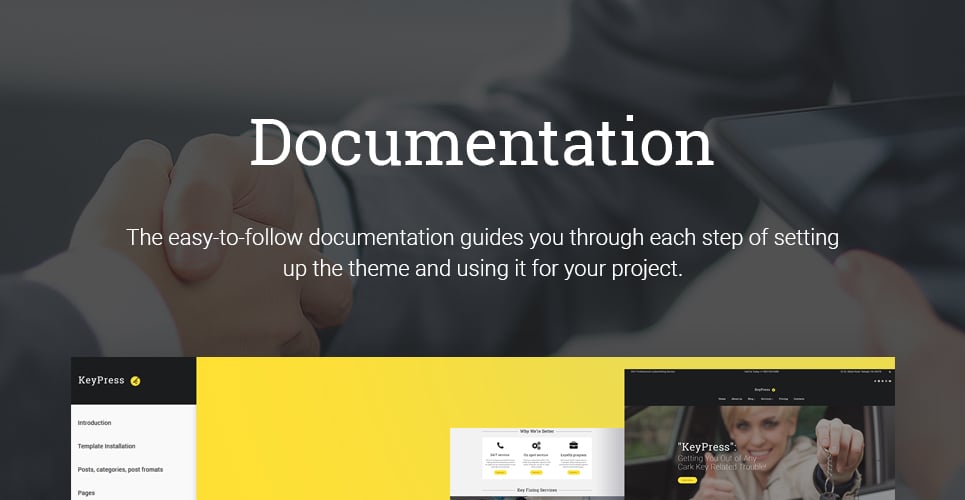 услуга замены автомобильных ключей wordpress theme