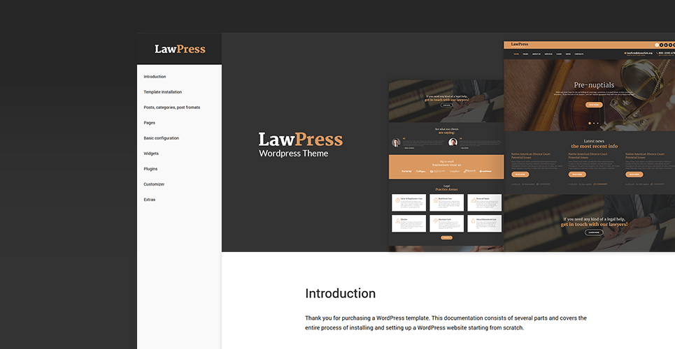 юридическая фирма отзывчивая тема wordpress