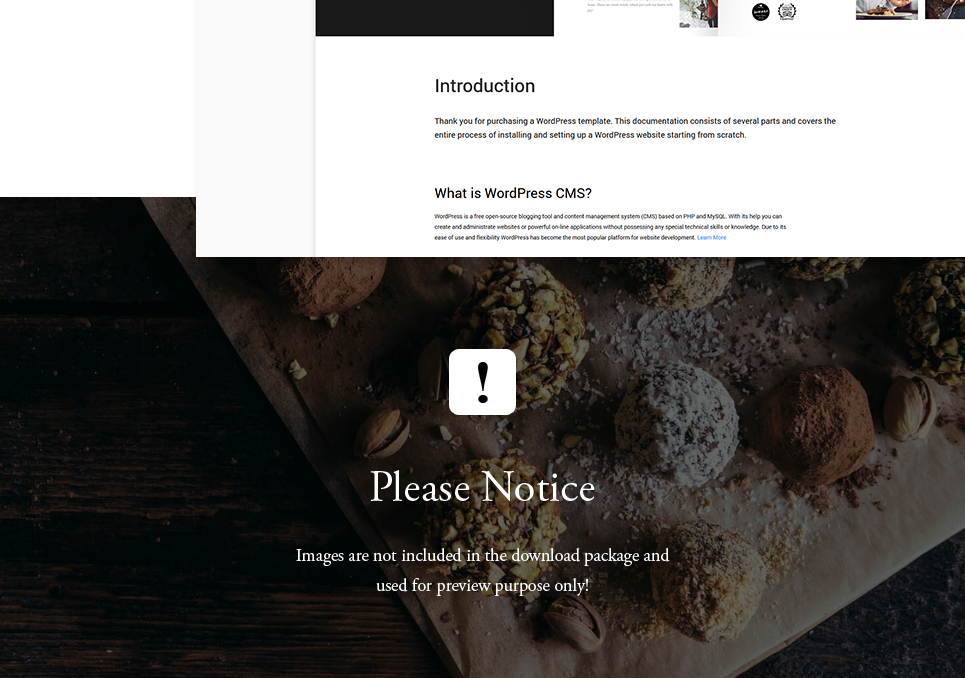 кафе и ресторан wordpress тема