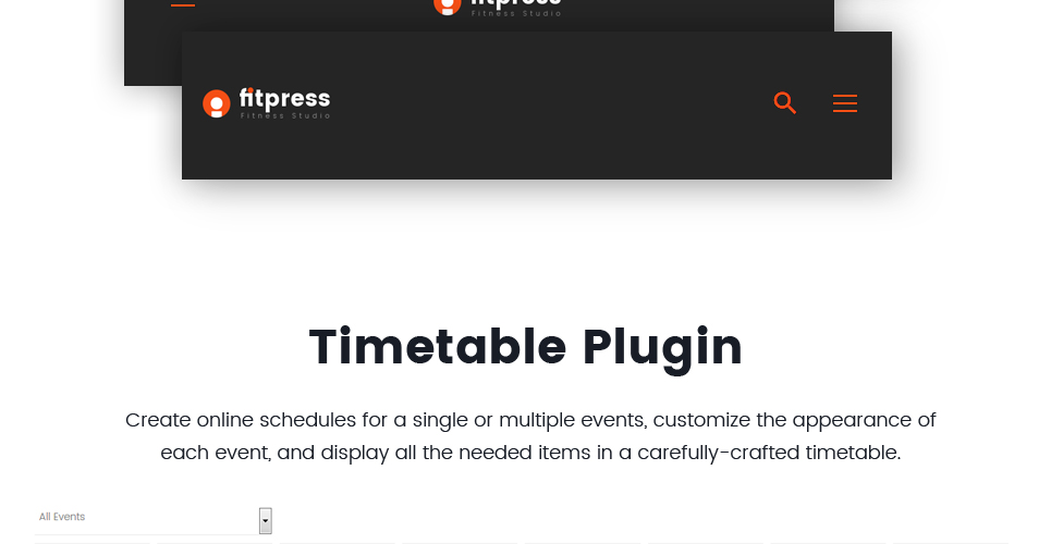 Фитнес и тренажерный зал wordpress тема
