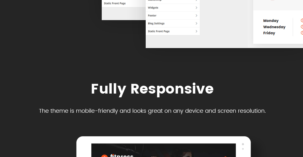 Фитнес и тренажерный зал wordpress тема