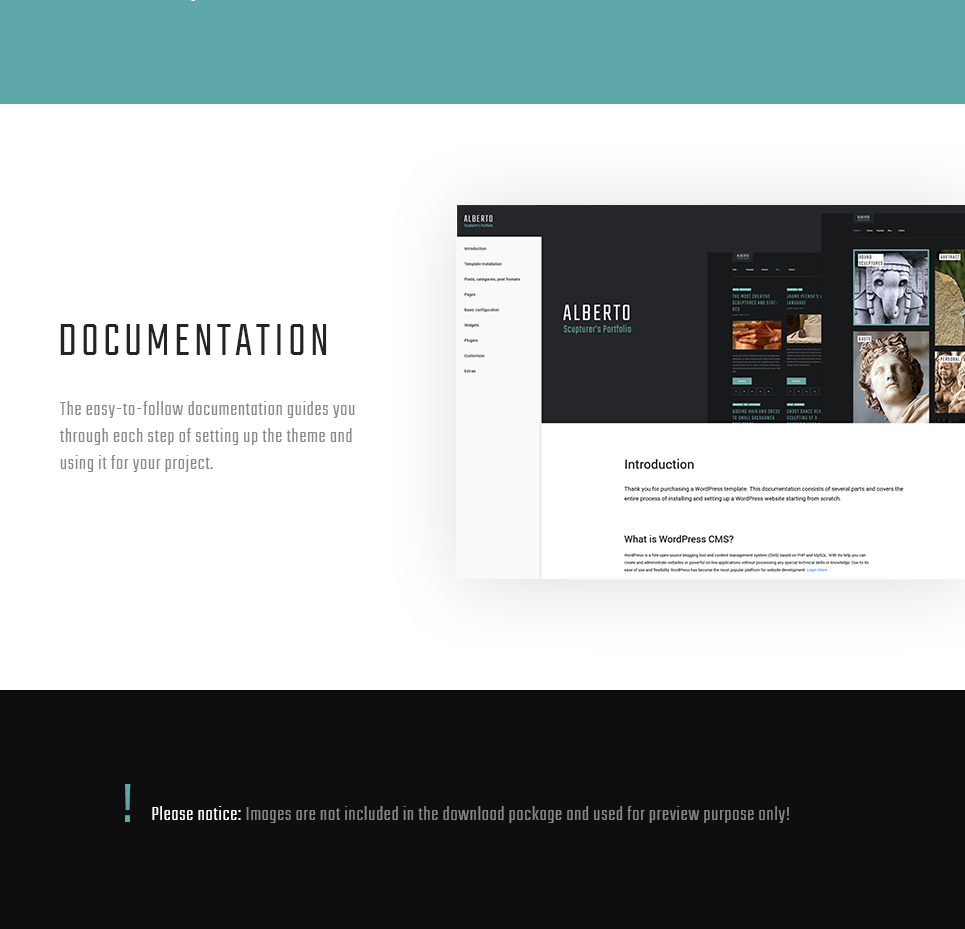 тема wordpress alberto