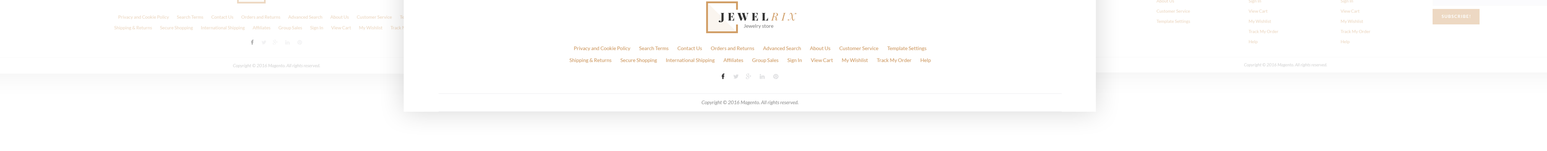 ювелирный магазин prestashop тема