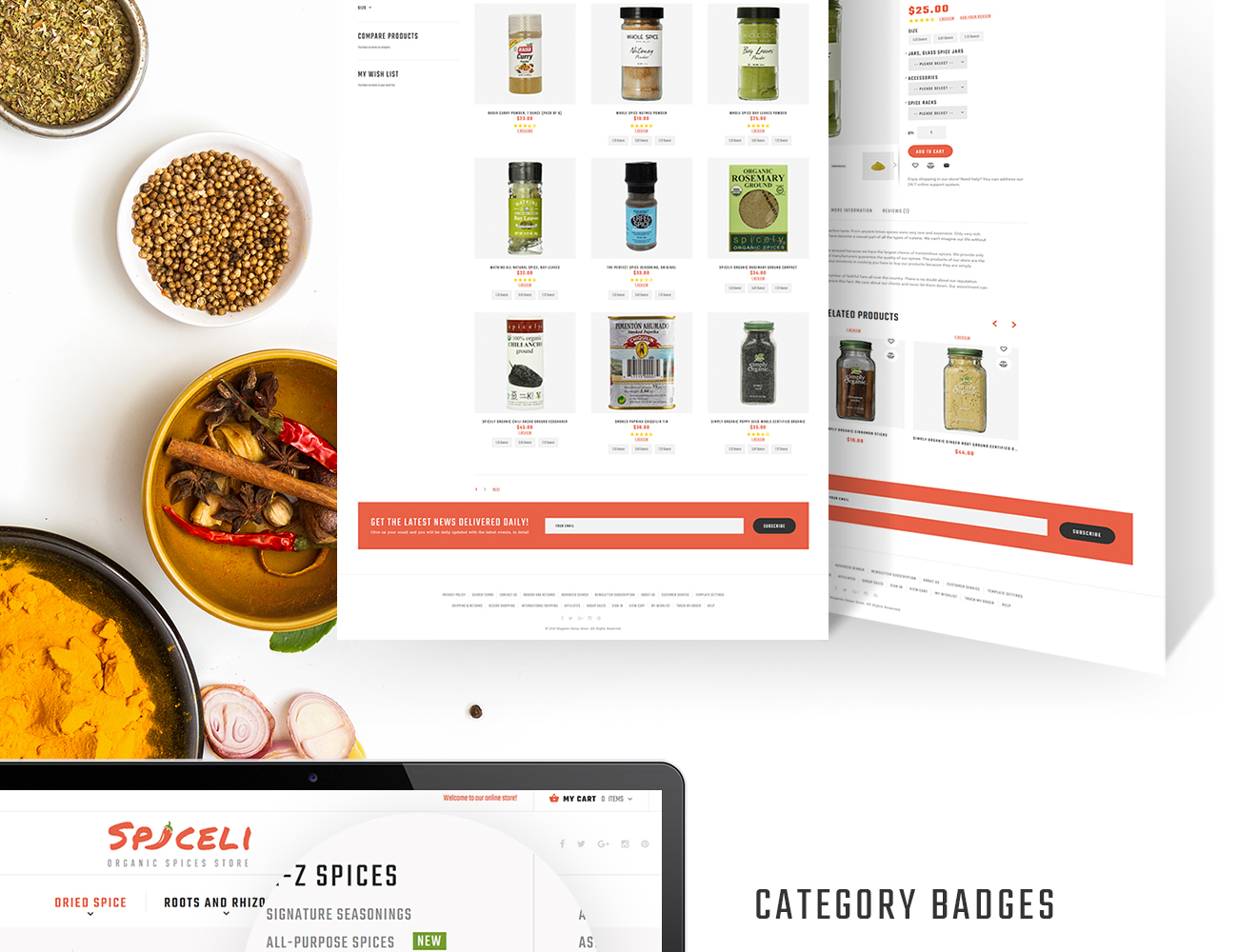 spiceli magento тема
