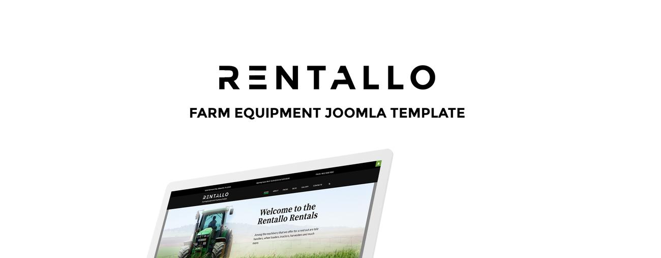 сельскохозяйственное оборудование joomla шаблон